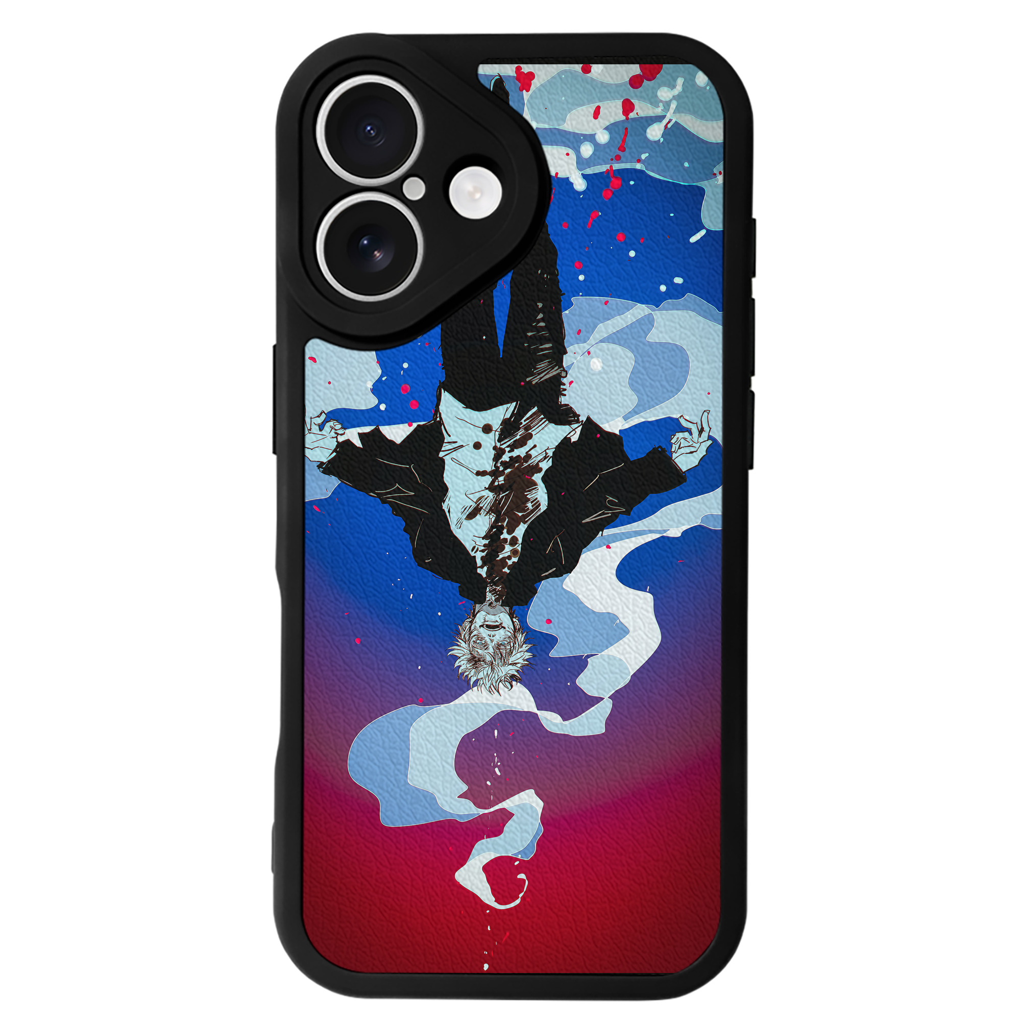 （画像用） 呪術廻戦 Jujutsu Kaisen 【iPhone 16シリーズ対応】シリコンスマホケース（レザー調） 材質：シリコン